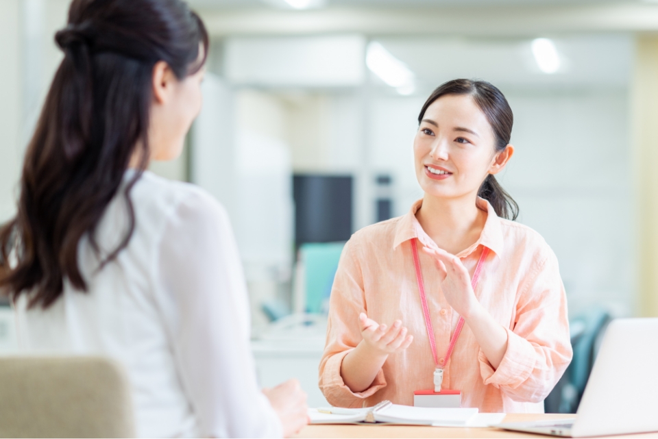 就職するだけでなく、長く働ける支援があるか
